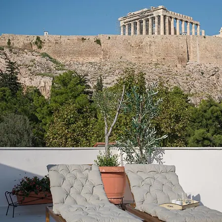 Acropolis And Odeon Panorama Atena
